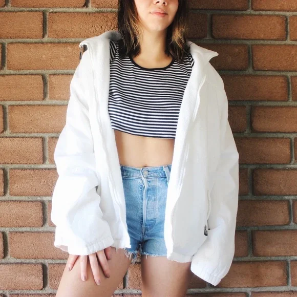 Vintage Figo Sportswear Oversized White Jacket - Picture 4 of 5